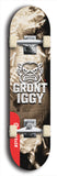 Grunt Iggy #13: Limited Edition, Red Logo Skateboard Deck