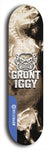 Grunt Iggy #13: Limited Edition, Blue Logo Skateboard Deck