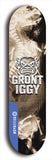Grunt Iggy #13: Limited Edition, Blue Logo Skateboard Deck