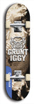Grunt Iggy #13: Limited Edition, Blue Logo Skateboard Deck