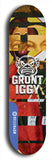 Grunt Iggy #14: Limited Edition, Blue Logo Skateboard Deck