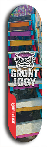 Grunt Iggy #15: Limited Edition, Red Logo Skateboard Deck