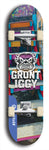 Grunt Iggy #15: Limited Edition, Blue Logo Skateboard Deck