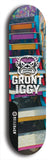 Grunt Iggy #15: Limited Edition, Black Logo Skateboard Deck