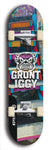Grunt Iggy #15: Limited Edition, Black Logo Skateboard Deck
