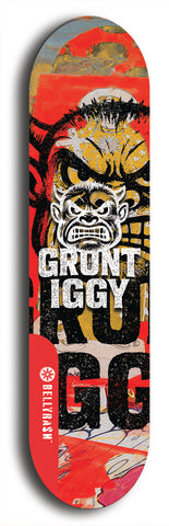 Grunt Iggy #16: Limited Edition, Red Logo Skateboard Deck