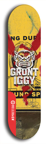 Grunt Iggy #17: Limited Edition, Red Logo Skateboard Deck