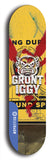 Grunt Iggy #17: Limited Edition, Blue Logo Skateboard Deck