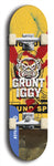 Grunt Iggy #17: Limited Edition, Blue Logo Skateboard Deck