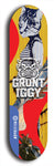 Grunt Iggy #18: Limited Edition, Blue Logo Skateboard Deck