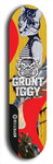 Grunt Iggy #18: Limited Edition, Black Logo Skateboard Deck