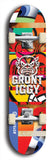 Grunt Iggy #19: Limited Edition, Blue Logo Skateboard Deck