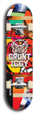 Grunt Iggy #19: Limited Edition, Black Logo Skateboard Deck
