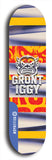 Grunt Iggy #20: Limited Edition, Blue Logo Skateboard Deck