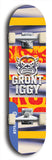 Grunt Iggy #20: Limited Edition, Blue Logo Skateboard Deck