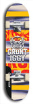 Grunt Iggy #20: Limited Edition, Black Logo Skateboard Deck