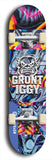 Grunt Iggy #21: Limited Edition, Blue Logo Skateboard Deck