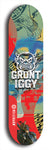 Grunt Iggy #22: Limited Edition, Red Logo Skateboard Deck