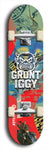 Grunt Iggy #22: Limited Edition, Red Logo Skateboard Deck