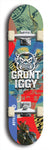 Grunt Iggy #22: Limited Edition, Blue Logo Skateboard Deck