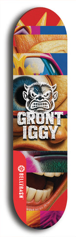 Grunt Iggy #23: Limited Edition, Red Logo Skateboard Deck