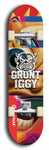 Grunt Iggy #23: Limited Edition, Red Logo Skateboard Deck