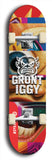 Grunt Iggy #23: Limited Edition, Red Logo Skateboard Deck