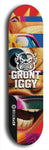 Grunt Iggy #23: Limited Edition, Black Logo Skateboard Deck