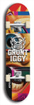 Grunt Iggy #23: Limited Edition, Black Logo Skateboard Deck