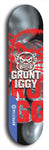 Grunt Iggy #24: Limited Edition, Blue Logo Skateboard Deck