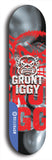 Grunt Iggy #24: Limited Edition, Blue Logo Skateboard Deck