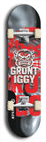 Grunt Iggy #24: Limited Edition, Black Logo Skateboard Deck