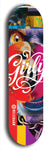Girly #1: Limited Edition, Red Logo Skateboard Deck