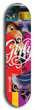 Girly #1: Limited Edition, Red Logo Skateboard Deck