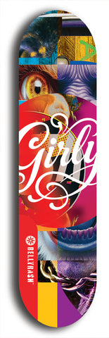 Girly #1: Limited Edition, Red Logo Skateboard Deck