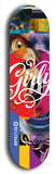 Girly #1: Limited Edition, Blue Logo Skateboard Deck