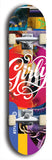 Girly #1: Limited Edition, Blue Logo Skateboard Deck
