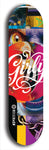 Girly #1: Limited Edition, Black Logo Skateboard Deck