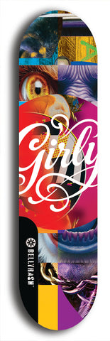 Girly #1: Limited Edition, Black Logo Skateboard Deck