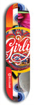 Girly #2: Limited Edition, Red Logo Skateboard Deck