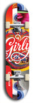 Girly #2: Limited Edition, Red Logo Skateboard Deck