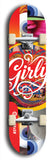 Girly #2: Limited Edition, Red Logo Skateboard Deck