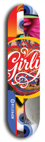 Girly #2: Limited Edition, Blue Logo Skateboard Deck