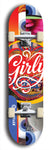 Girly #2: Limited Edition, Blue Logo Skateboard Deck