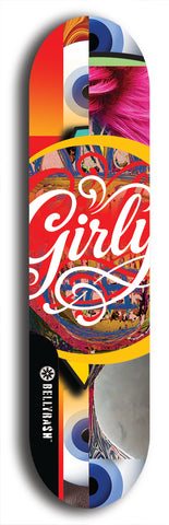 Girly #2: Limited Edition, Black Logo Skateboard Deck