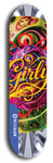 Girly #3: Limited Edition, Blue Logo Skateboard Deck