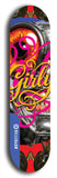 Girly #4: Limited Edition, Blue Logo Skateboard Deck