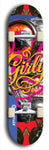 Girly #4: Limited Edition, Blue Logo Skateboard Deck