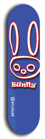 Bunny #1: Blue Logo Skateboard Deck