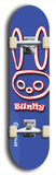 Bunny #1: Blue Logo Skateboard Deck